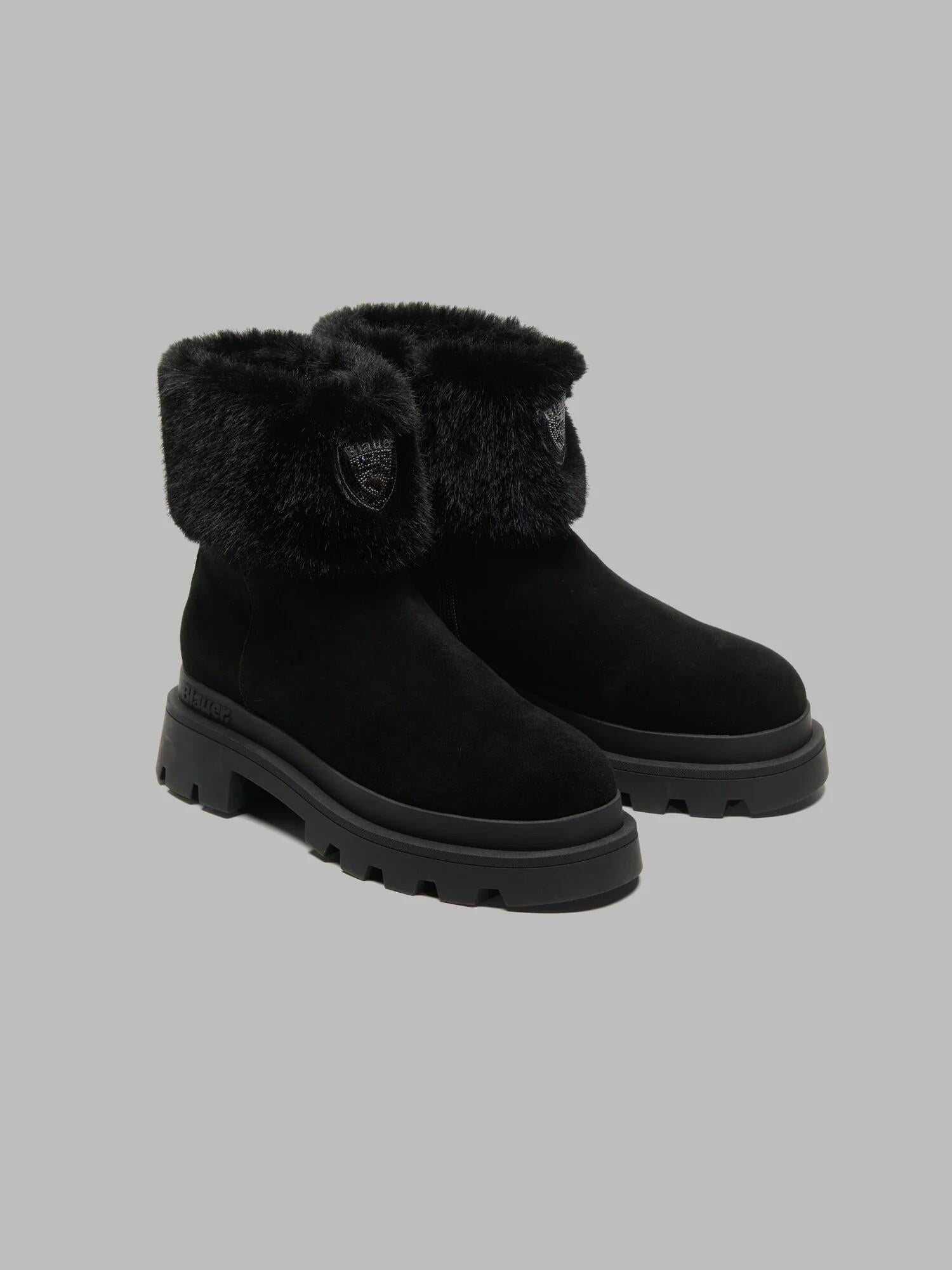 Boot Kimmel10-Sue F5KIMMEL10SUE BLK BLAUER SHOES 