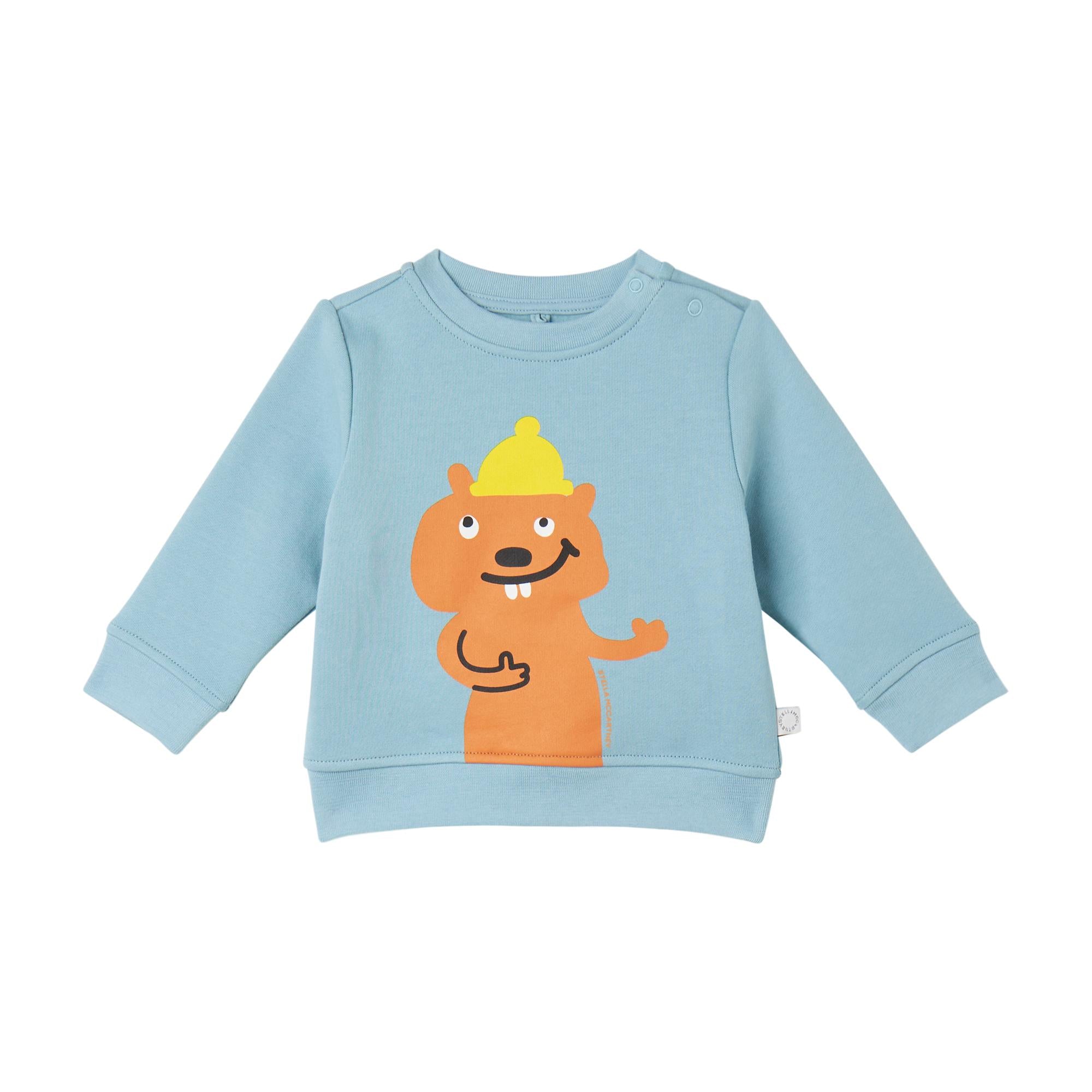 Felpa Girocollo con Grafica Scoiattolo TX4610Z3059 670 STELLA MCCARTNEY 