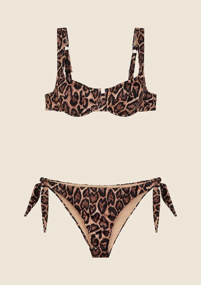 Bikini Reggiseno con Ferretto e Slip Regolabile Fantasia 2150X 26 F**K 