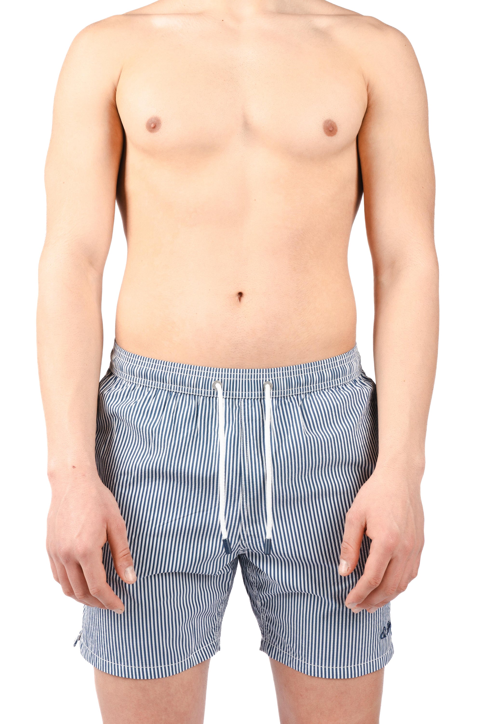 Costume classico leggero Patmos in seersucker a righe PATM001 01710L MC2 SAINT BARTH 