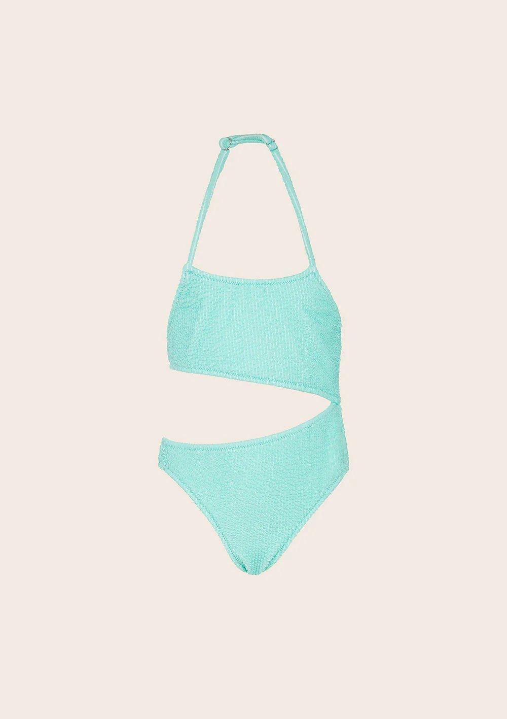 Trikini Bambina Verde Acqua G3L07TK AQ F**K 