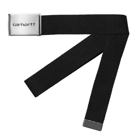 Clip Belt Chrome nera I019176 89XX CARHARTT WIP 