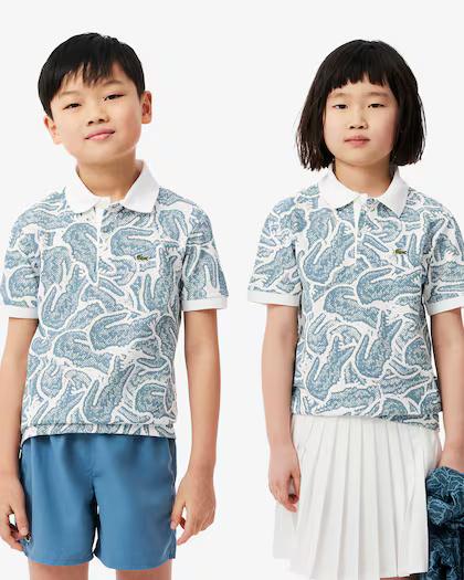 Polo stampata in pique' PJ8466 I0N LACOSTE 