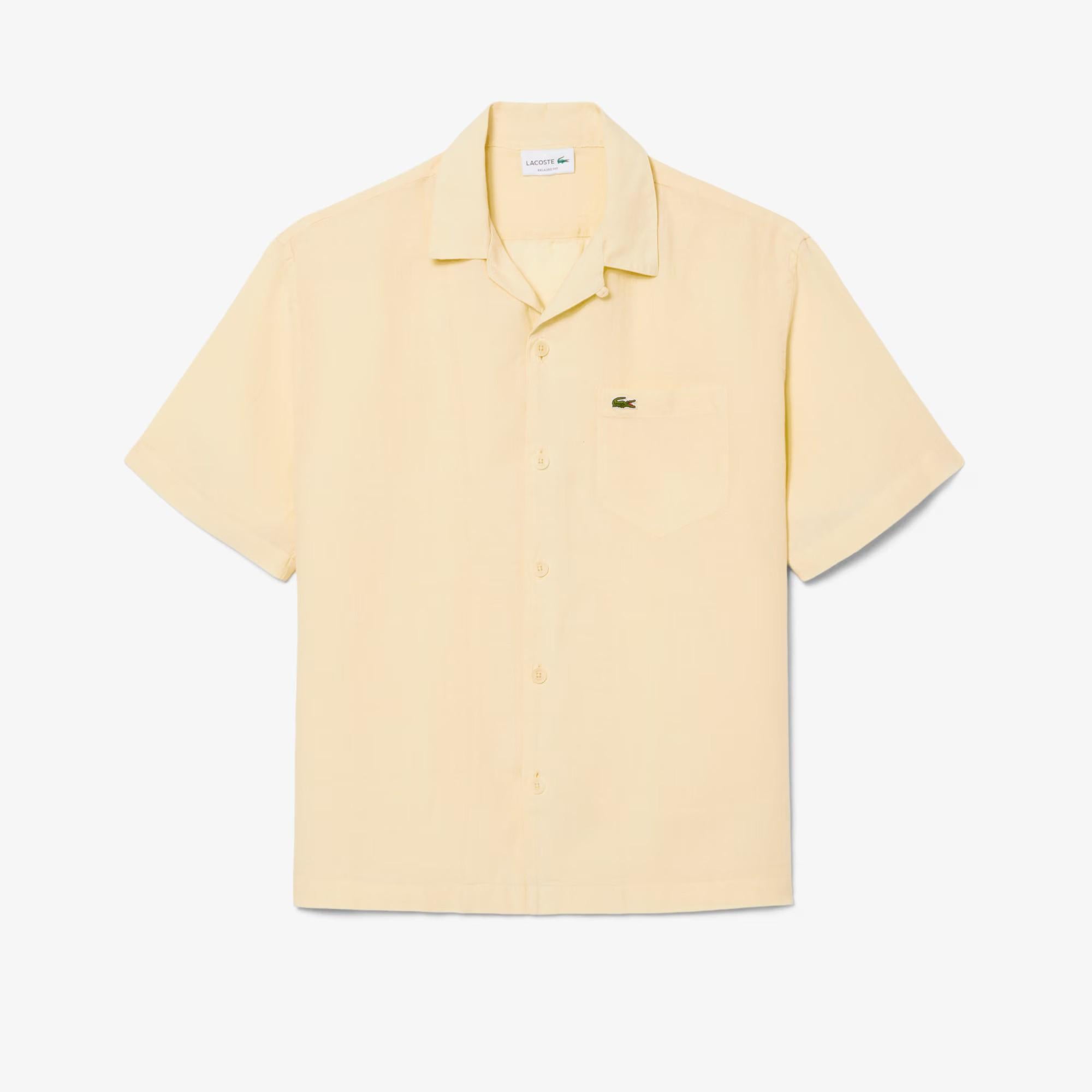 Camicia relaxed fit in lino CH2339 056 LACOSTE 