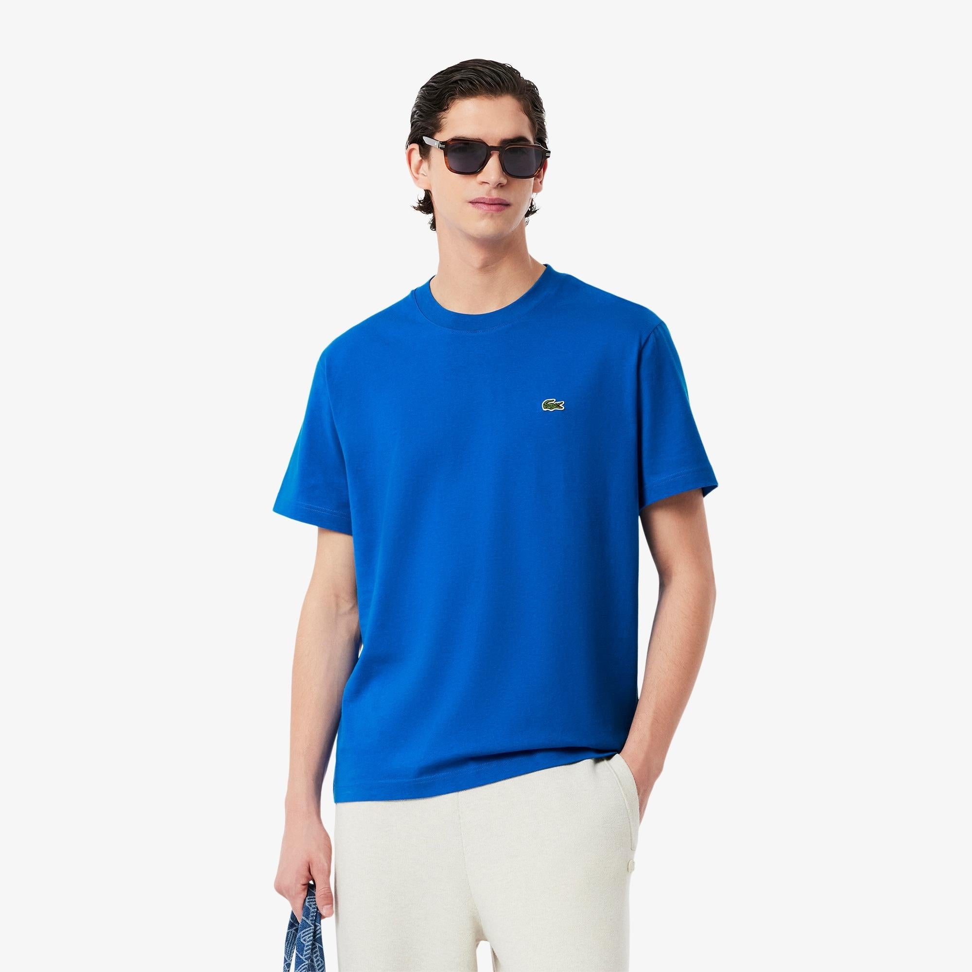 T-shirt in cotone TH7318 3D3 LACOSTE 