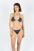 Top bikini a fascia con slip coordinato