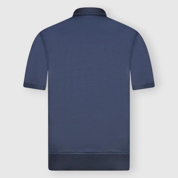 Polo skipper jersey in filo di scozia 60189/74020 598 GRAN SASSO 