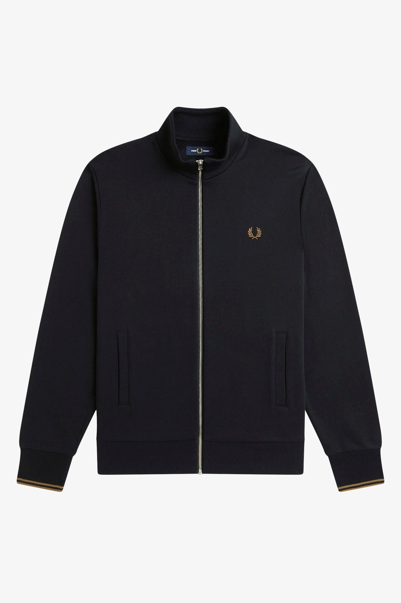 Felpa con zip intera J132755 102 FRED PERRY 