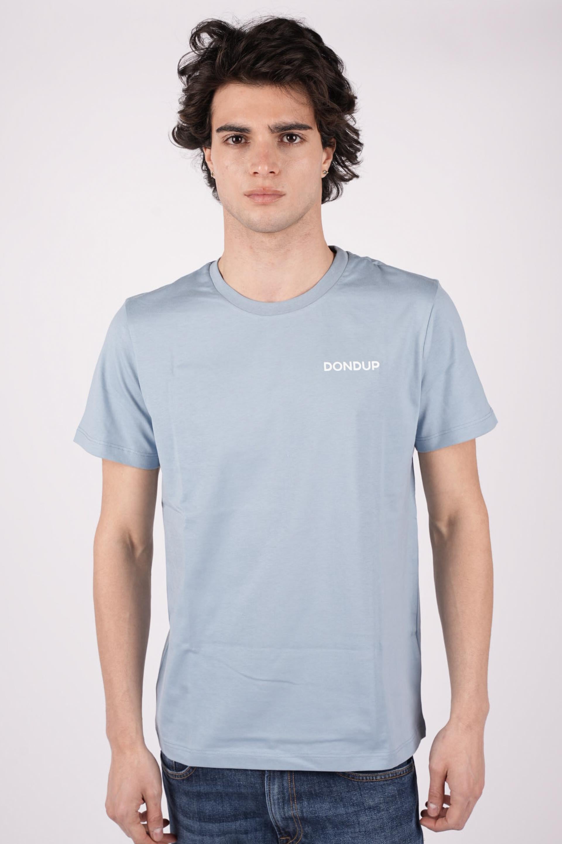 T-shirt girocollo regular in jersey US198JF0309UML6 858 DONDUP 