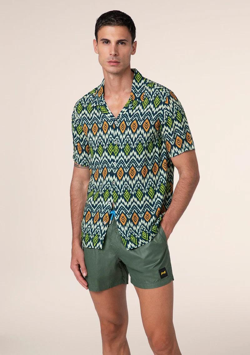 Camicia fantasia M02CA60X 11 F**K 
