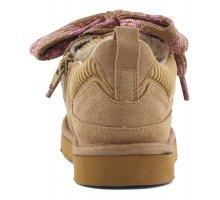 Sneaker in pelle scamosciata con lacci maxi HCYK265 TAN COLORS OF CALIFORNIA 