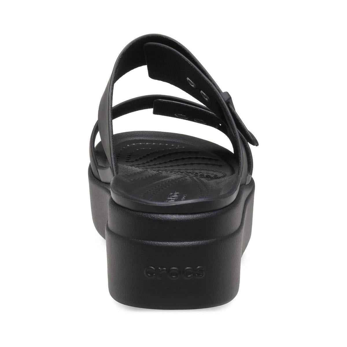 Brooklyn Sandal Low Wedge Donna Black CR207431 BLK CROCS 