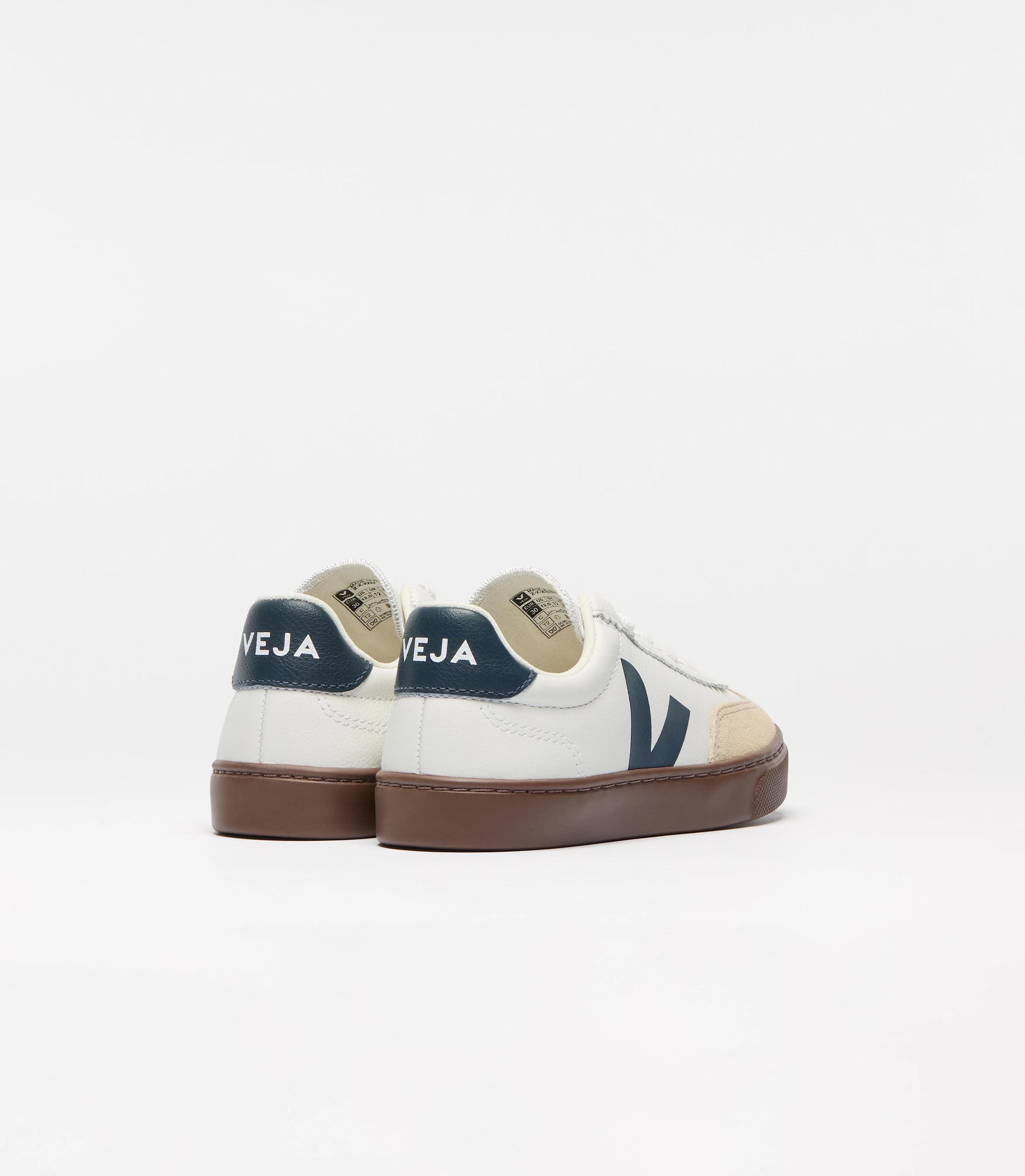 Volley Elastic Laces Leather White Nautico Bark SY2021 013C VEJA 