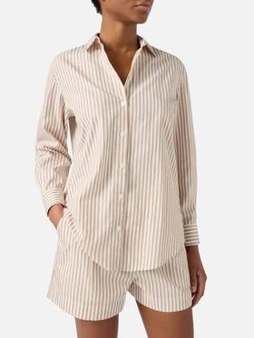 Camicia Brigitte con ricamo BRIG001 00724L MC2 SAINT BARTH 