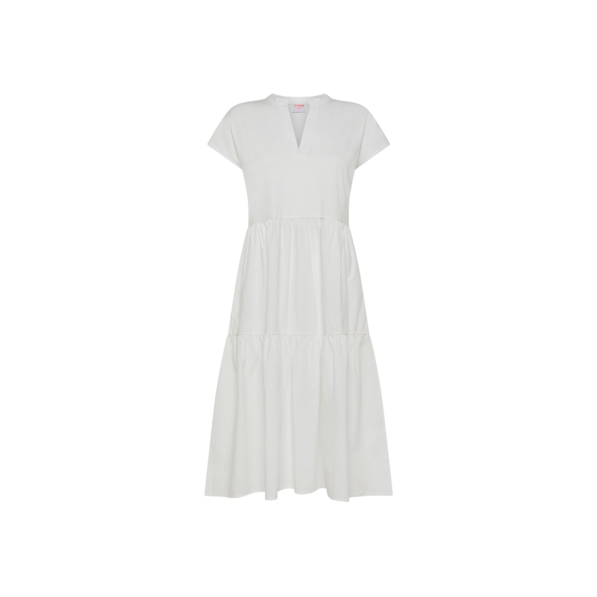 Abito lungo in cotone T35222 31 SUN68 