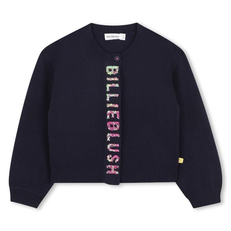 Cardigan in maglia U21372 85T BILLIEBLUSH 