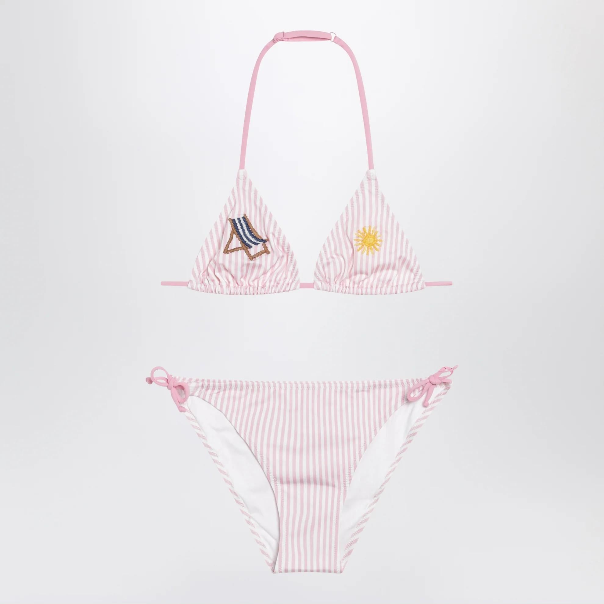 Bikini due pezzi con motivo a righe HOL0001 03252L MC2 SAINT BARTH 