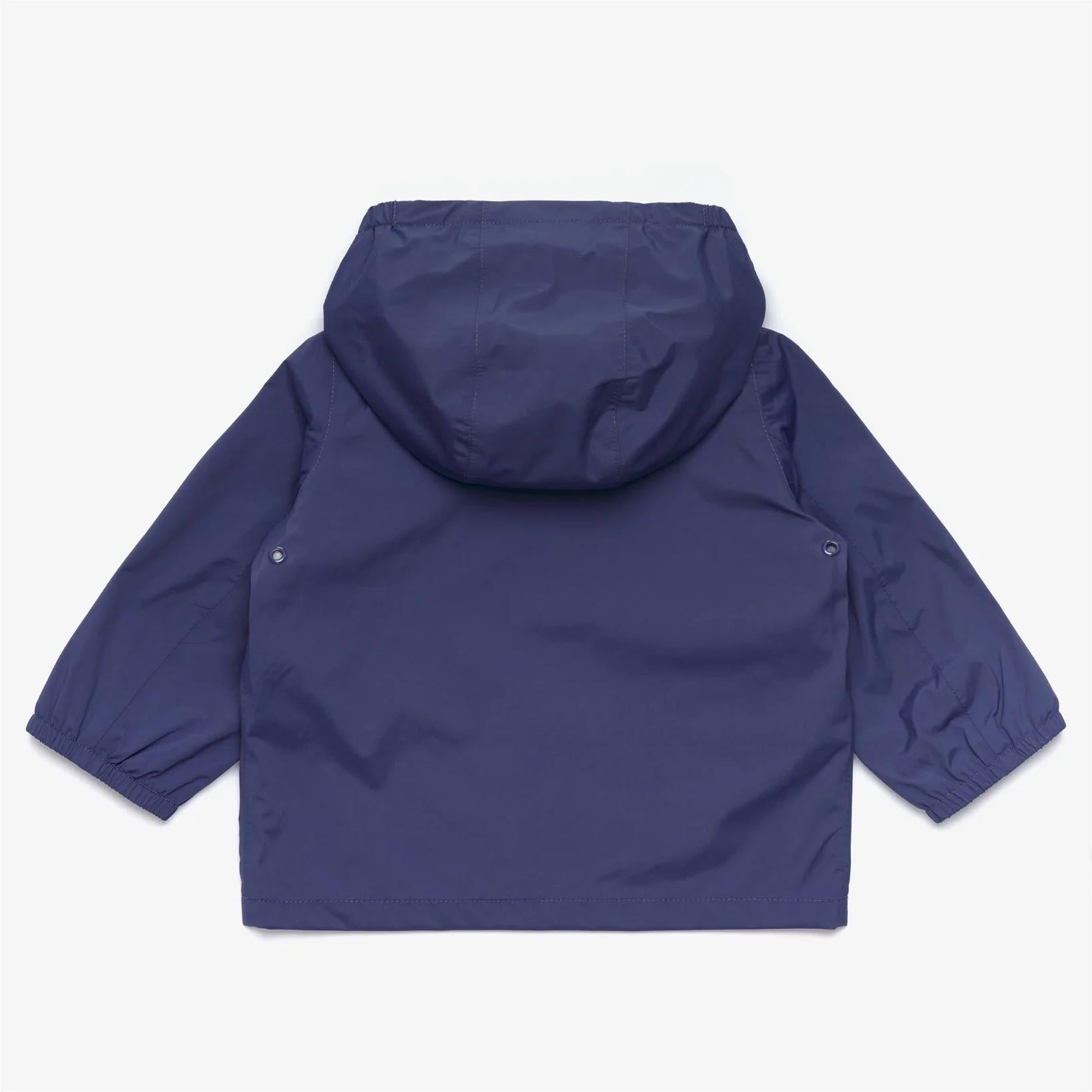 Giacca corta neonato Jack Strech Nylon Jesey blu cobalto K4136IW 867 K-WAY 