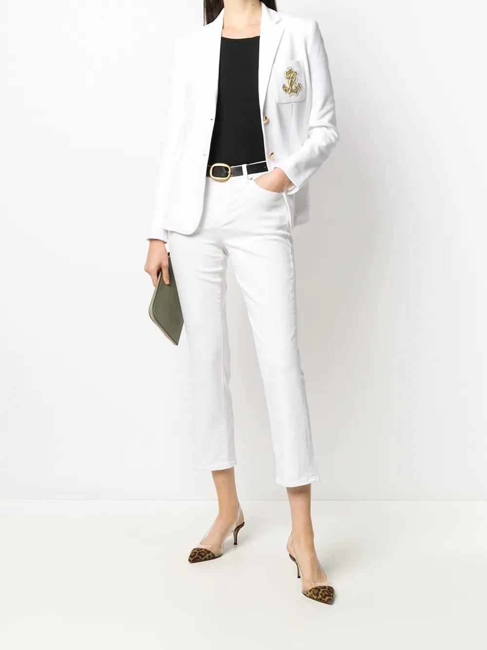 Blazer monopetto con logo 200797305 001 LAUREN 