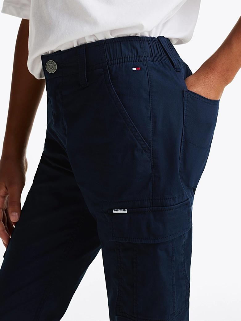 Pantaloni cargo in tessuto tramato KB0KB09303J C1G TOMMY HILFIGER 