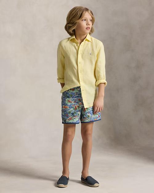 Camicia in lino 323967600 503 POLO RALPH LAUREN 