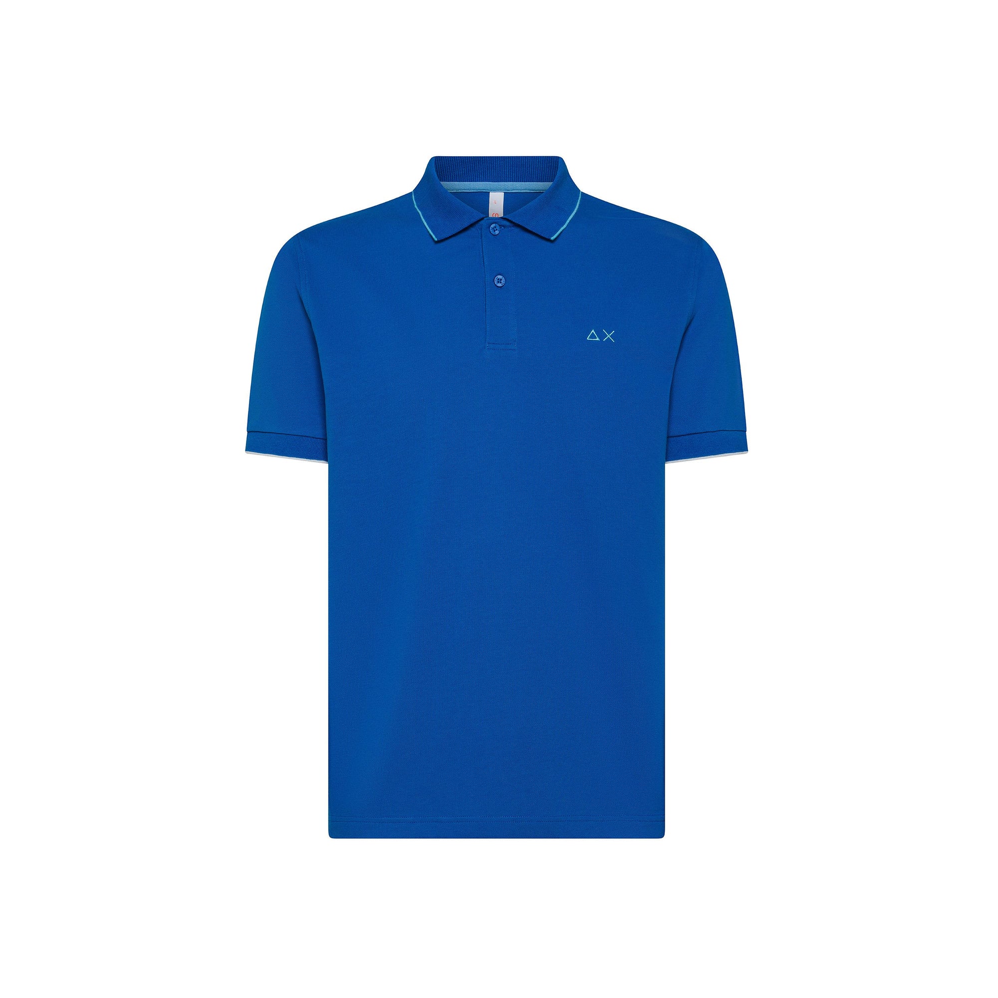 Polo con riga a contrasto A35110 58 SUN68 