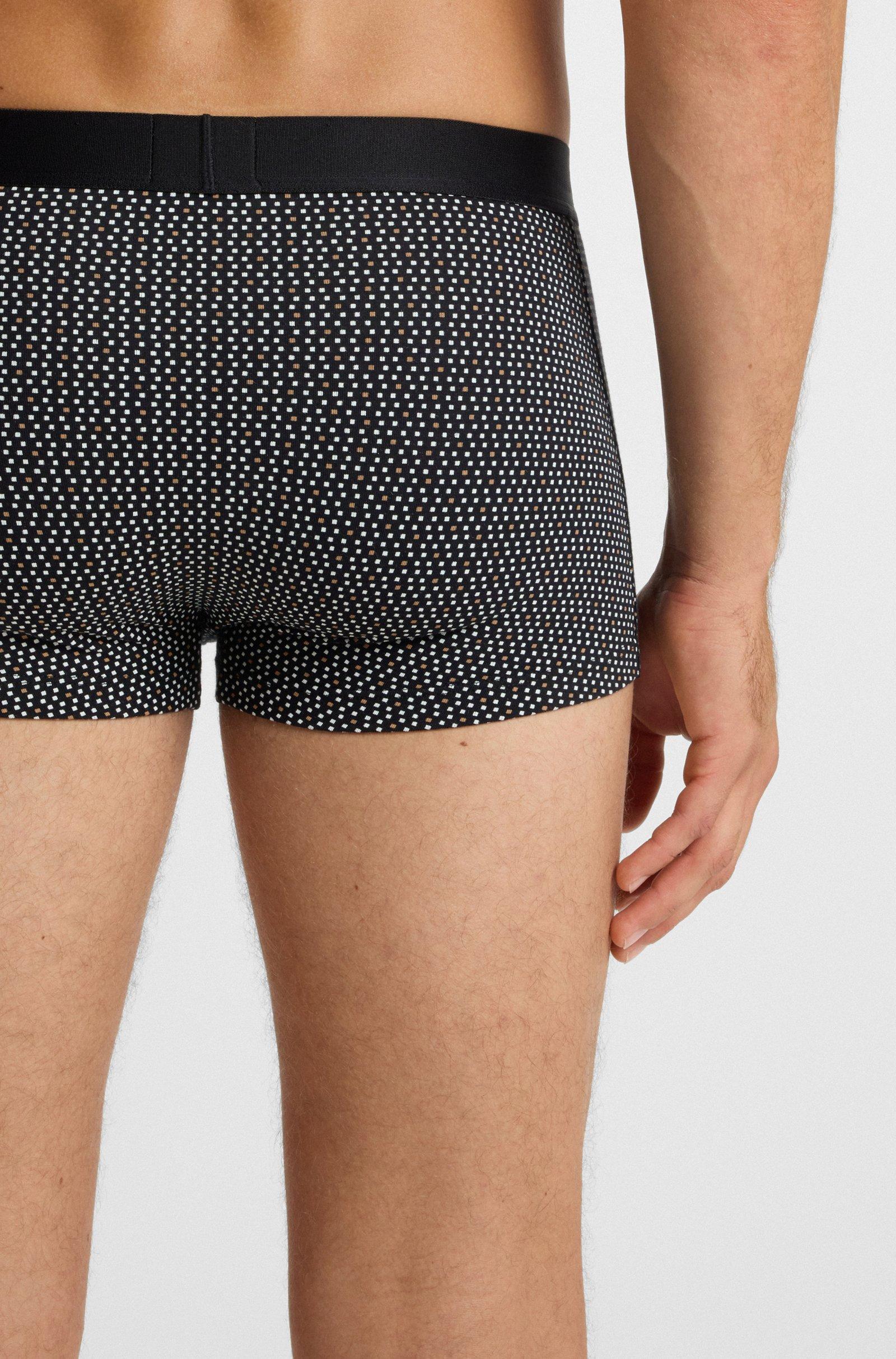 Boxer corti in cotone elasticizzato con logo in confezione da tre 50549832 281 BOSS 