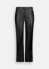 Pantaloni flare in tessuto spalmato