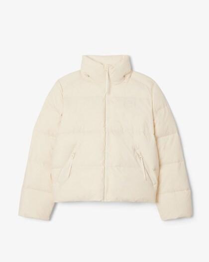 Piumino con cappuccio in taffetà relaxed fit BF3262 XFJ LACOSTE 