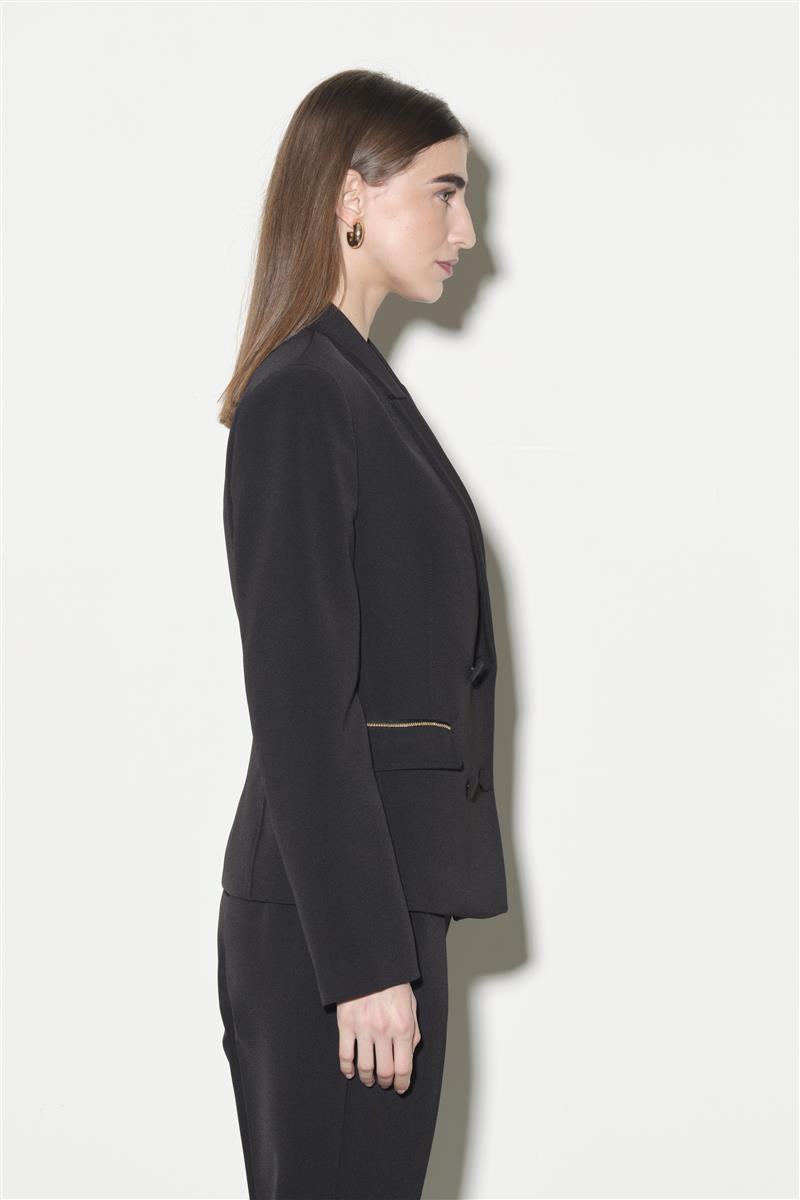 Giacca doppiopetto impunturata RI1CO017 0001 KAOS 