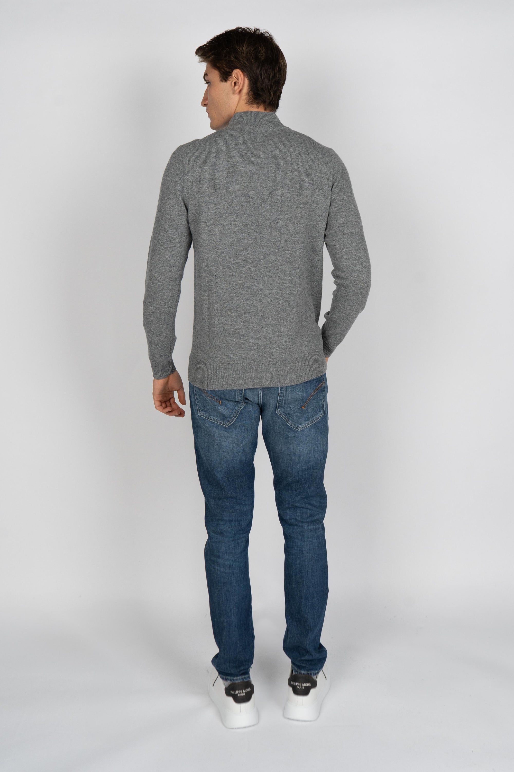 Pullover a mezza zip Jermyn JERM002 00036I MC2 SAINT BARTH 