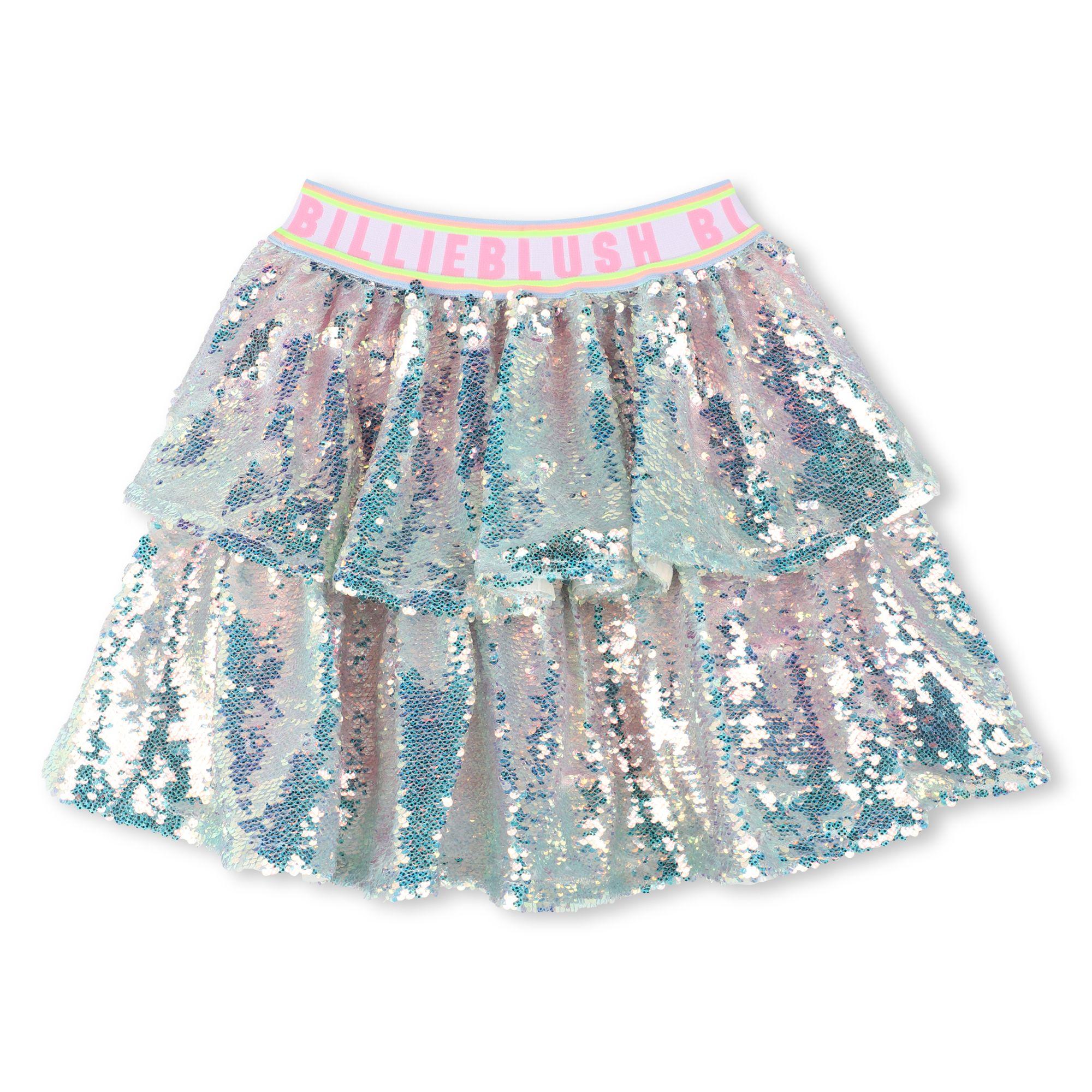 Gonna con paillettes iridescenti U20865 74A BILLIEBLUSH 