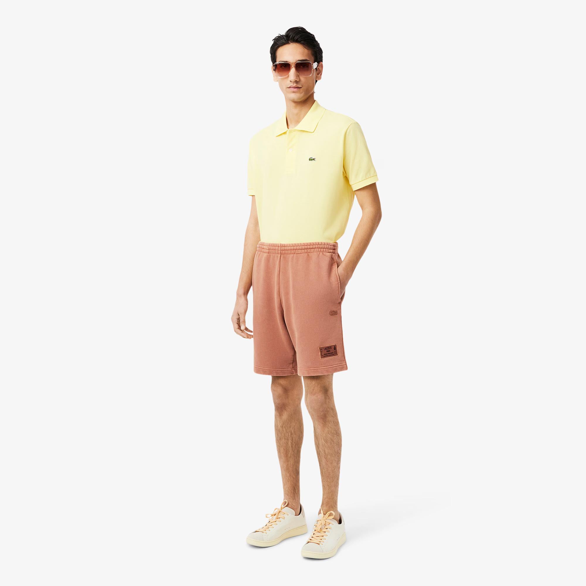 Shorts in cotone felpato GH9925 I1K LACOSTE 