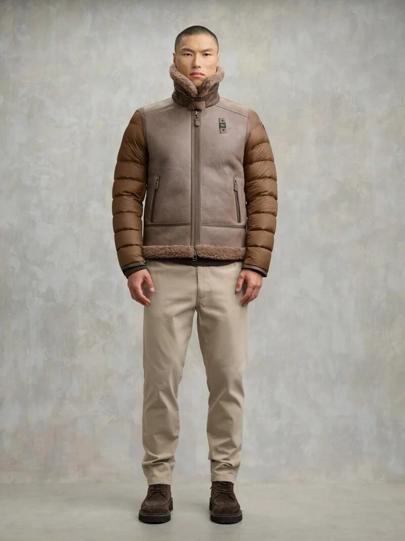 Piumino fenner 25WBLUL01333 341 BLAUER 