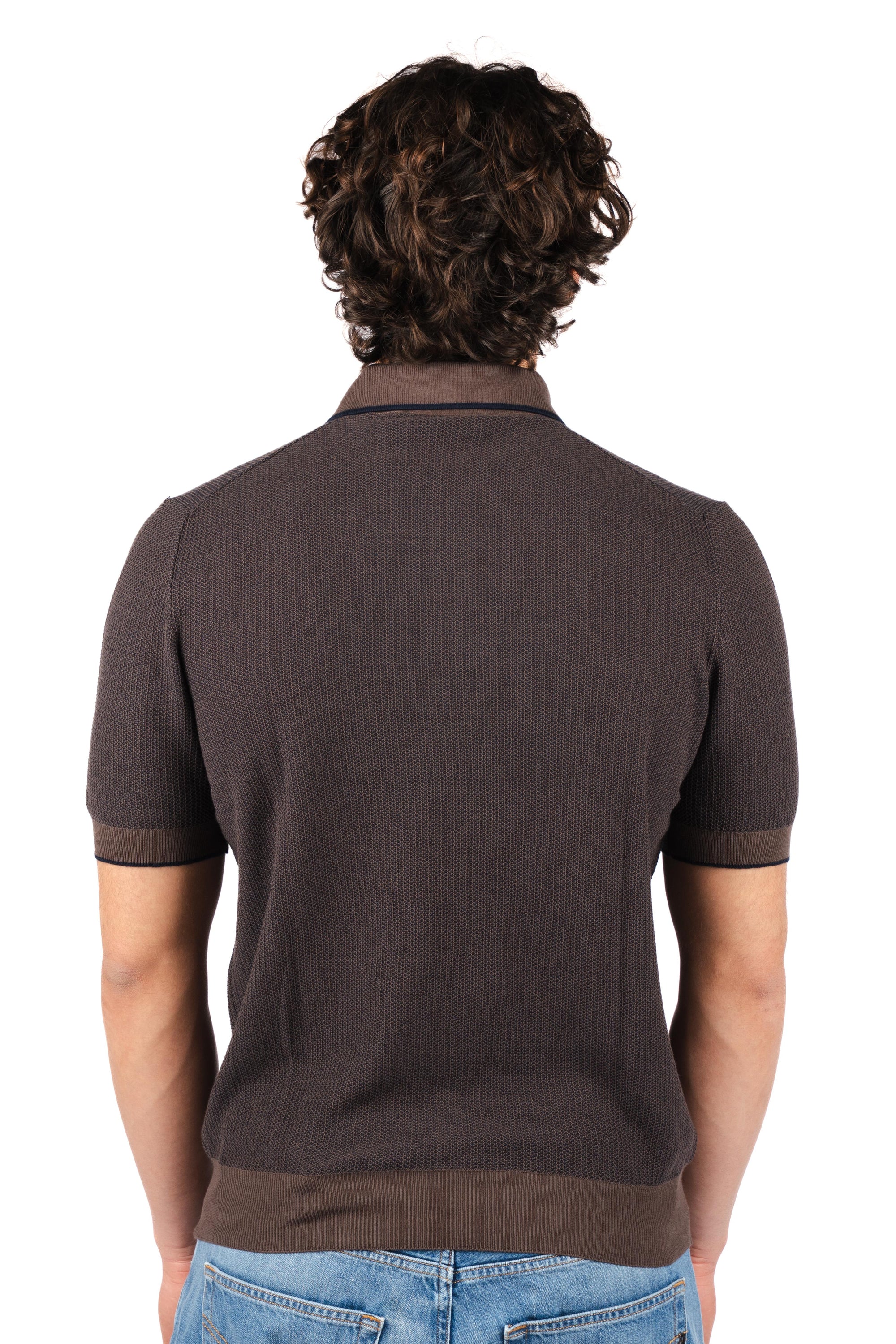 Polo con lavorazione nido d'ape 57113/18069 180 GRAN SASSO 