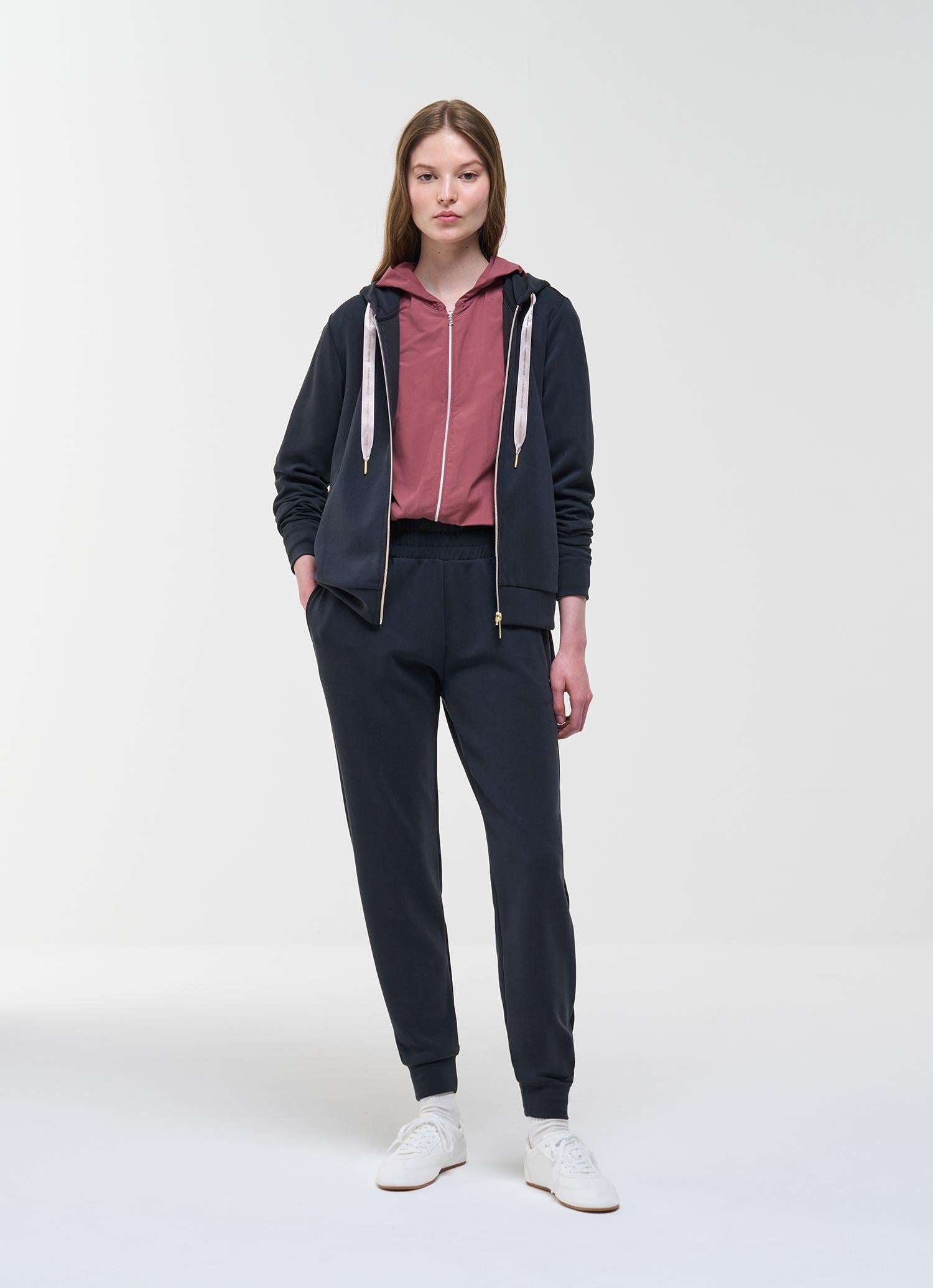 Felpa full zip in cotone modal 92101YH 99 COLMAR 