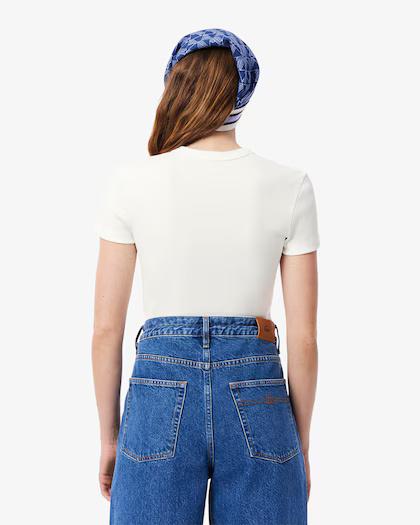 T-shirt a costine TF5538 70V LACOSTE 