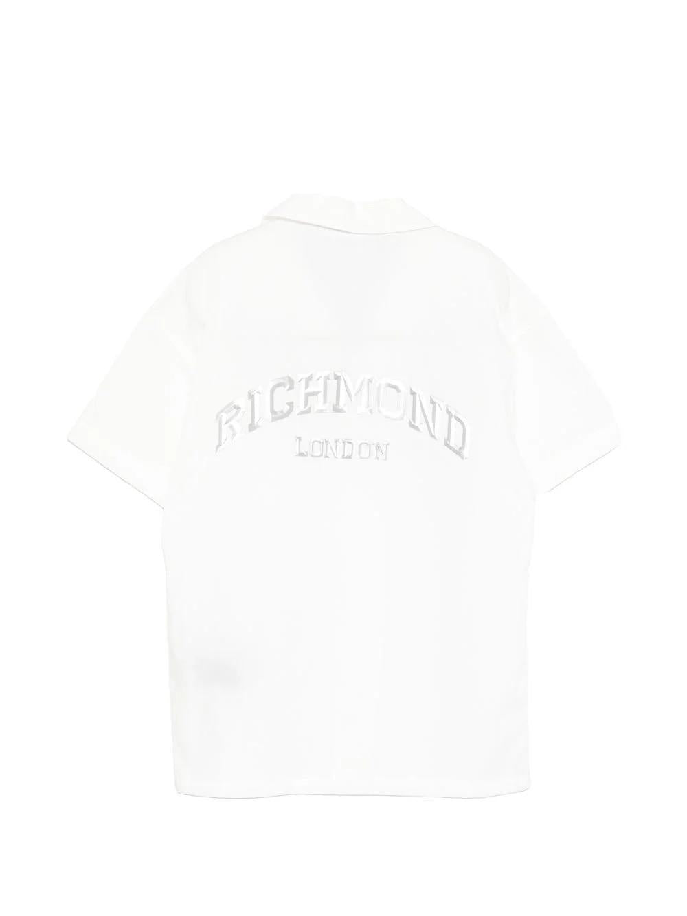 Camicia con taschino RBP26210CA WHITE RICHMOND 