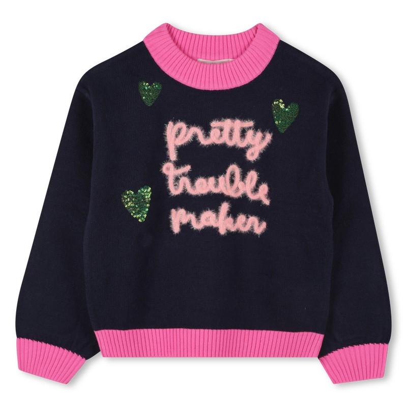 Maglione lavorato a maglia fine U21378 85TA BILLIEBLUSH 