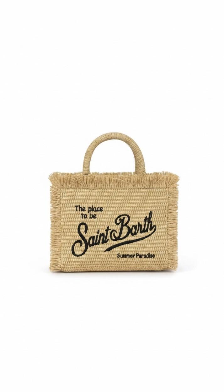 Borsa Vanity mini effetto paglia VAMI009 00421L MC2 SAINT BARTH 