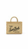 Mini straw-effect Vanity bag