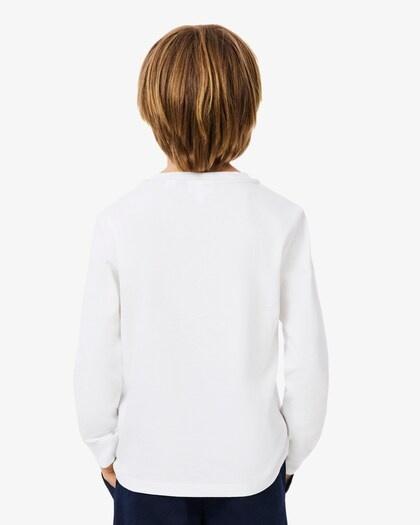 T-shirt in cotone a maniche lunghe 847112 W8L LACOSTE 
