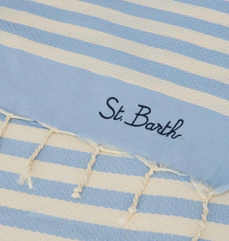 Telo mare Foutas a righe azzurre e bianche FOUT012 00657L MC2 SAINT BARTH 