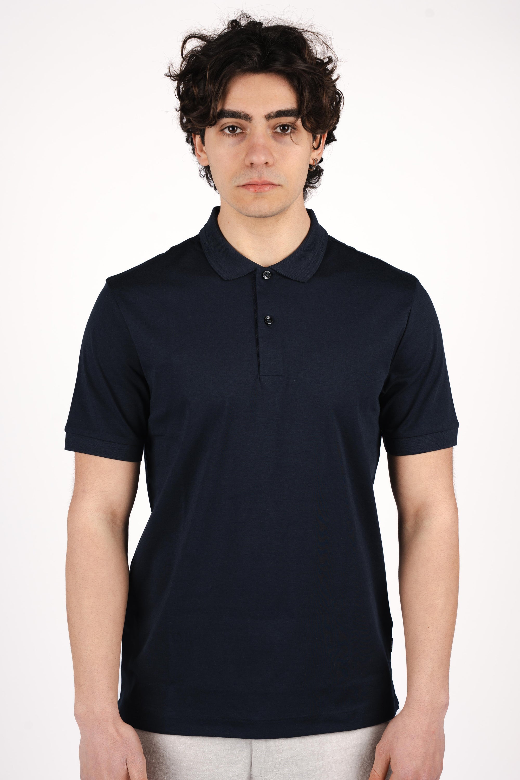 Polo con bottoni 50554185 404 BOSS 
