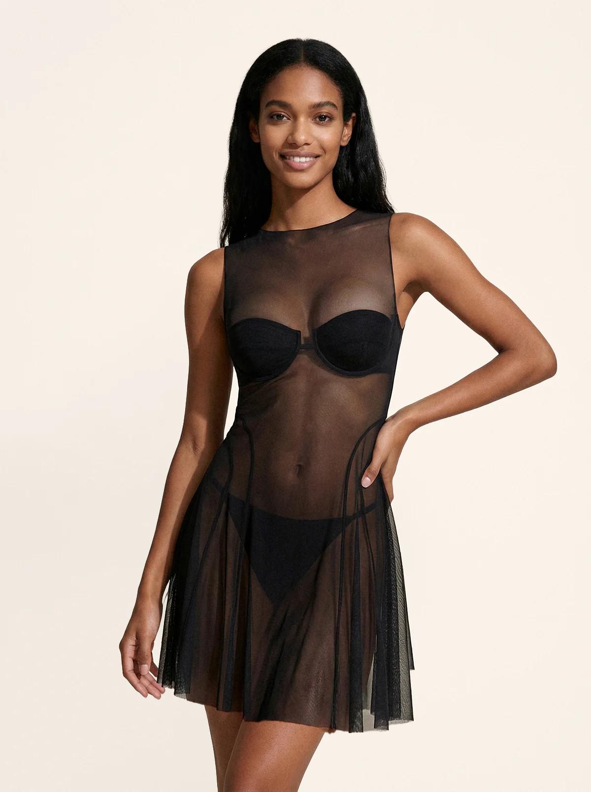 Vestito corto MF26SW0719 BK ME FUI 