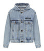 Giacca di jeans con cappuccio