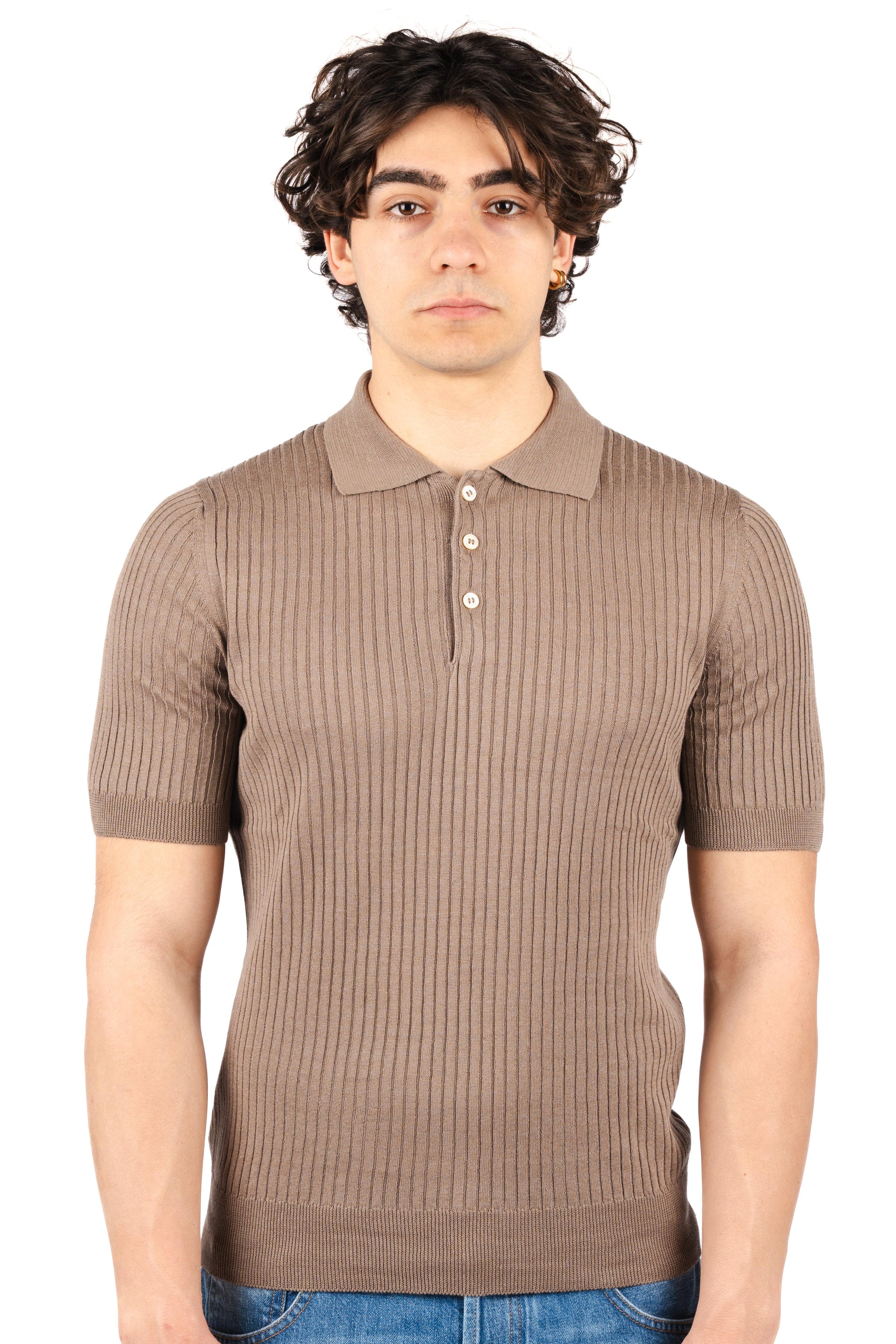 Polo in maglia di cotone 57118/18641 130 GRAN SASSO 
