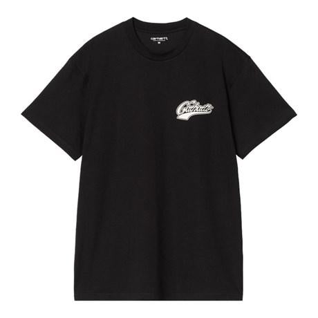 S/S Logo T-Shirt nera I034643 89XX CARHARTT WIP 