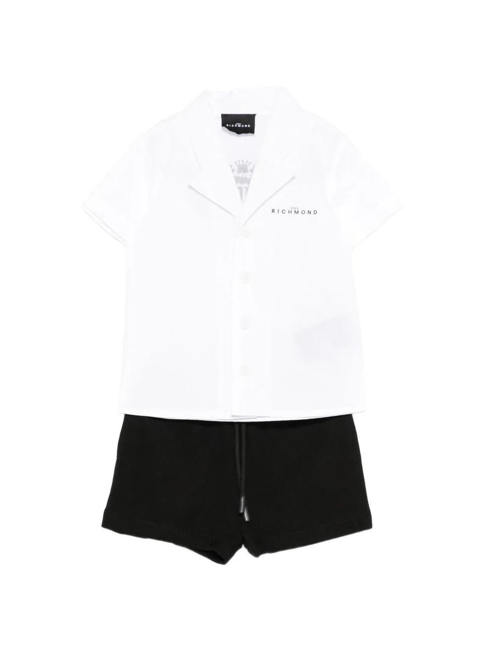Completo con logo sul retro RIP26076CE WHITE RICHMOND 