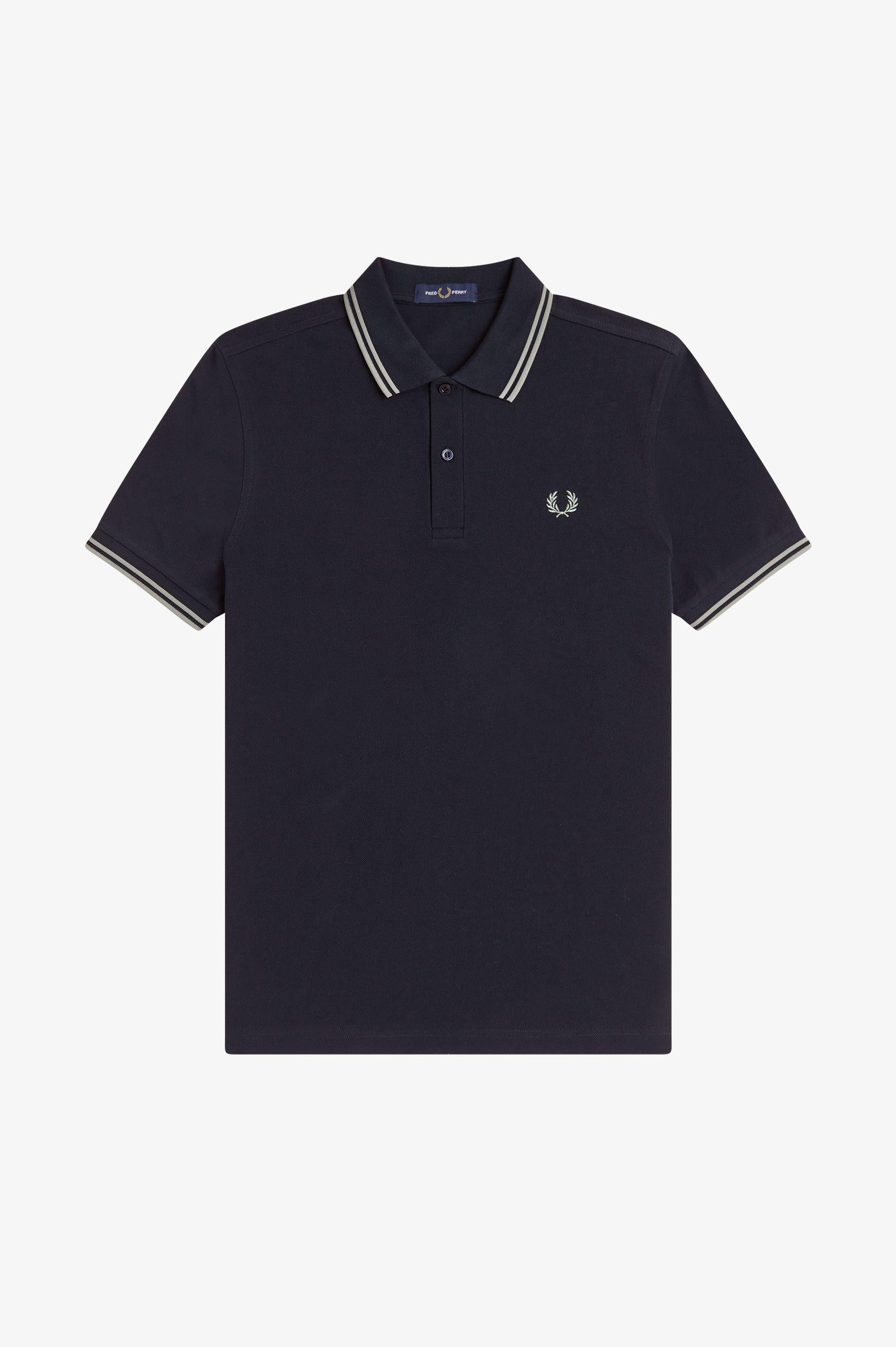 Polo con doppia riga M3600P57 T73 FRED PERRY 